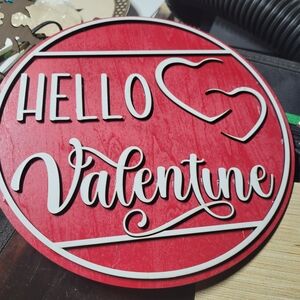 Red Valentine's Day Wall Decor